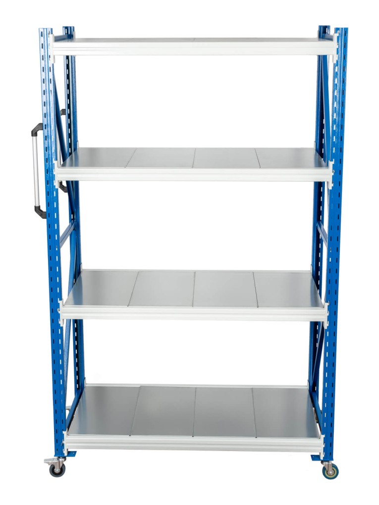 Стеллаж мобильный БиКом СТ-4 200x90x100 4 полки купить в Иркутске