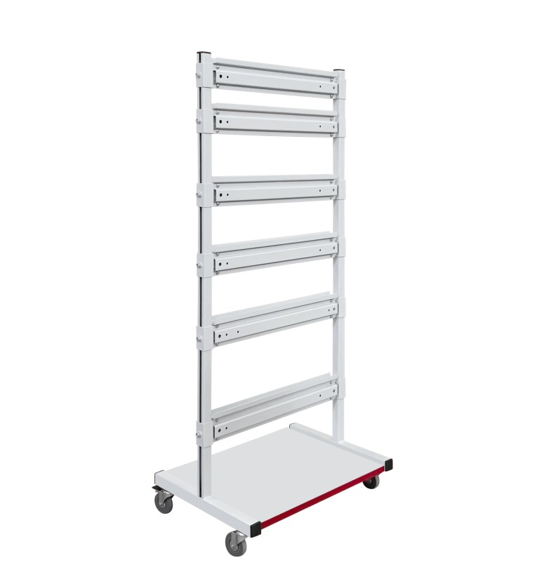 Стойка мобильная для лотков Gresson СМЛ ESD купить в Иркутске Стойка мобильная для лотков Gresson СМЛ ESD купить в Иркутске