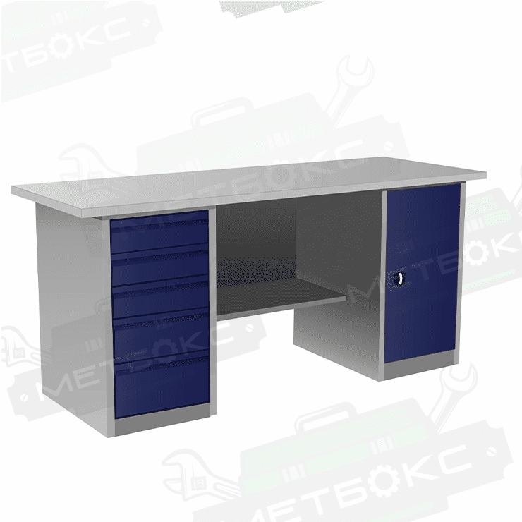 Верстак с тумбой и драйвером ВП-4Т/1,9 купить в Иркутске Верстак с тумбой и драйвером ВП-4Т/1,9 купить в Иркутске