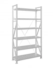 Стеллаж MS U 2500x700x600 6 полок (350 кг, перф)