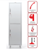 Медицинский шкаф HILFE МД 1 1657/SS купить в Иркутске