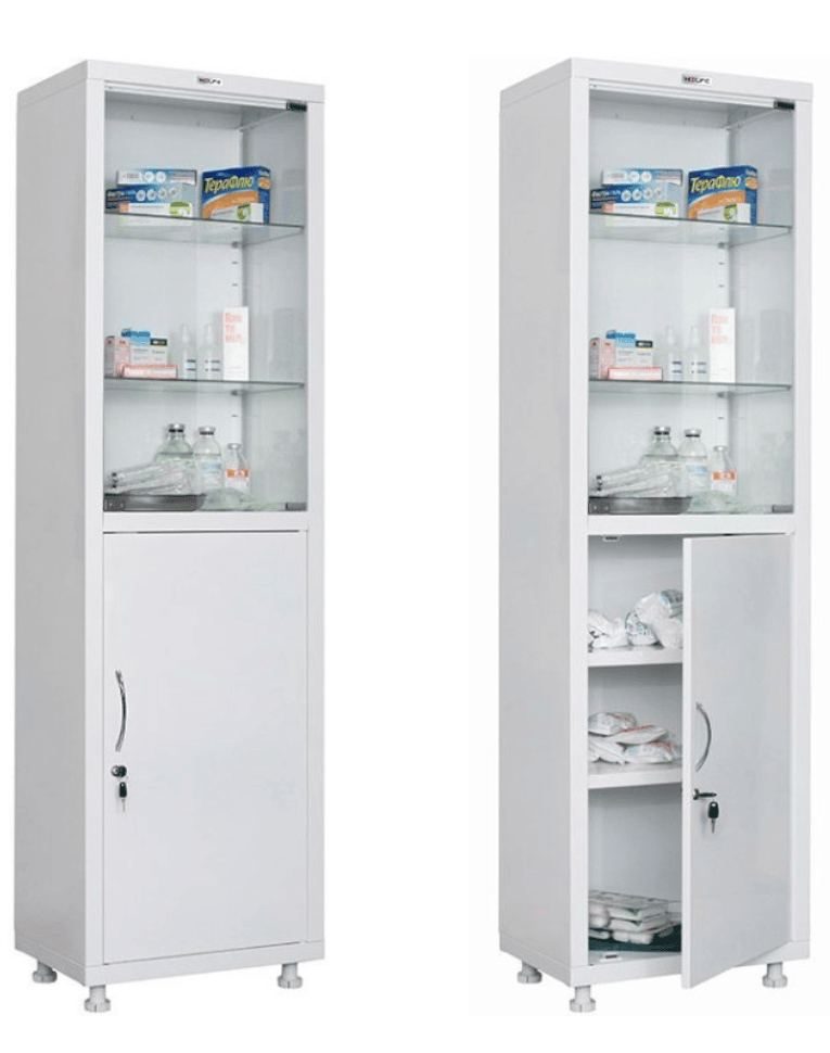 Медицинский шкаф HILFE МД 1 1657/SG купить в Иркутске Медицинский шкаф HILFE МД 1 1657/SG купить в Иркутске
