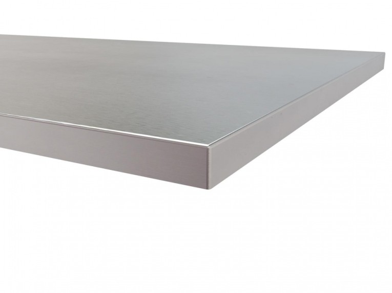 Столешница из фанеры 30 мм + чехол из нержавеющей стали 1 мм (ширина 1500 мм) купить в Иркутске