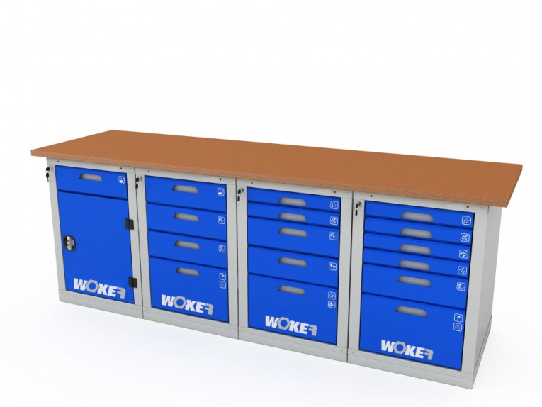 Верстак четырехтумбовый WOKER PRO 42456.2400 купить в Иркутске