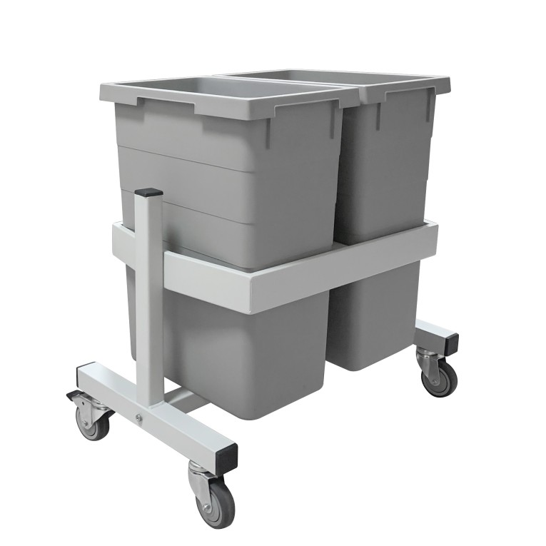 Подкатная подставка держатель для 2-х контейнеров Gresson ПДК-2 купить в Иркутске