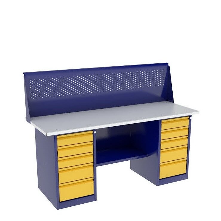 Верстак с двумя драйверами ВП-6/1,6 с экраном купить в Иркутске Верстак с двумя драйверами ВП-6/1,6 с экраном купить в Иркутске