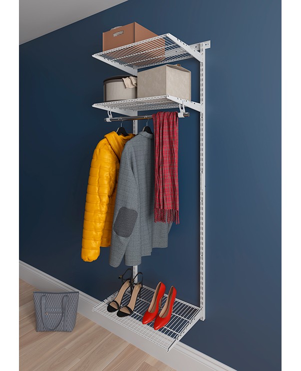 Гардеробная система Практик Home Basic G60 белая купить в Иркутске Гардеробная система Практик Home Basic G60 белая купить в Иркутске