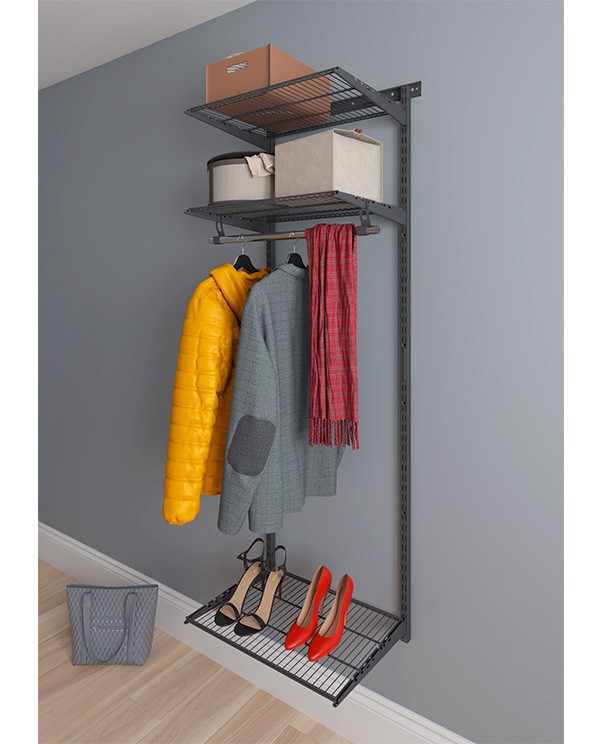 Гардеробная система Практик Home Basic G60 графит купить в Иркутске Гардеробная система Практик Home Basic G60 графит купить в Иркутске