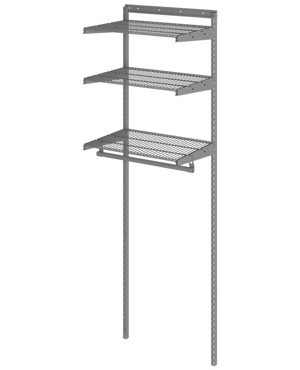 Гардеробная система Практик Home Basic G60 графит купить в Иркутске Гардеробная система Практик Home Basic G60 графит купить в Иркутске