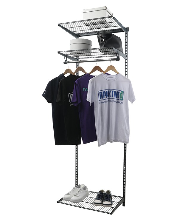 Гардеробная система Практик Home Basic G60 графит купить в Иркутске Гардеробная система Практик Home Basic G60 графит купить в Иркутске