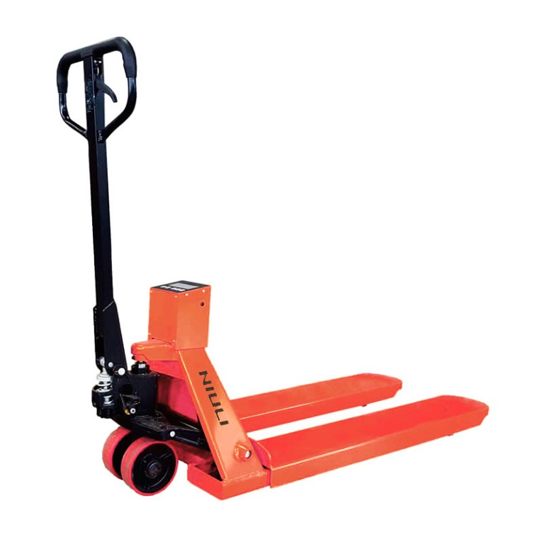 Гидравлическая рохля с весами CBY-I 2500 PDP (г/п 2500 кг, вилы 1150x550 мм) NIULI купить в Иркутске