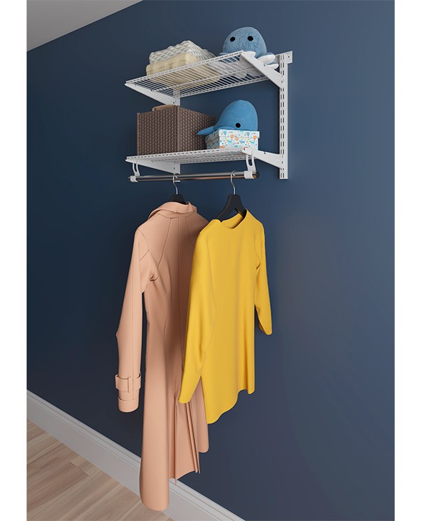 Гардеробная система Практик Home Basic G60S белая купить в Иркутске Гардеробная система Практик Home Basic G60S белая купить в Иркутске