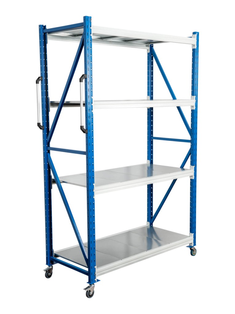 Стеллаж мобильный БиКом СТ-4 300x210x60 4 полки купить в Иркутске