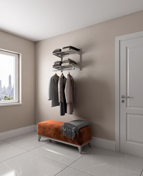 Гардеробная система Практик Home Basic G60S графит купить в Иркутске