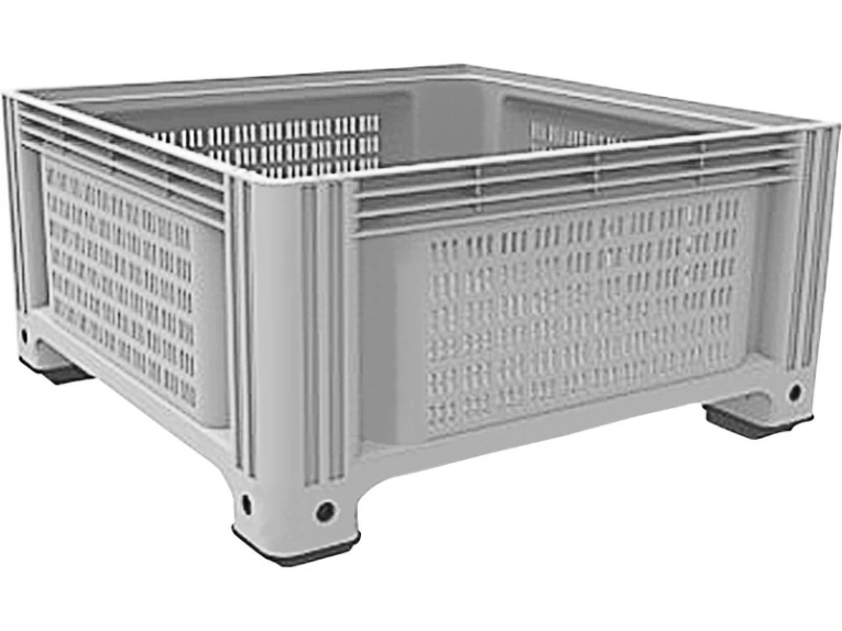 D-Box 1130 P 1130x1130x580 мм перфорированный серый на ножках купить в Иркутске D-Box 1130 P 1130x1130x580 мм перфорированный серый на ножках купить в Иркутске