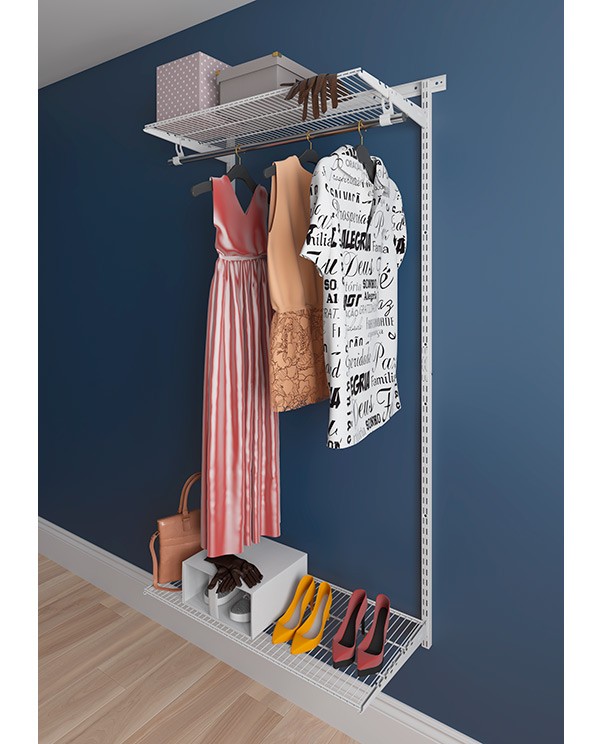 Гардеробная система Практик Home Basic G90 белая купить в Иркутске Гардеробная система Практик Home Basic G90 белая купить в Иркутске