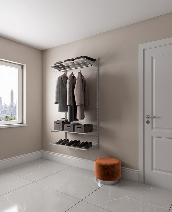 Гардеробная система Практик Home Basic G90 графит купить в Иркутске Гардеробная система Практик Home Basic G90 графит купить в Иркутске