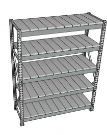 Стеллаж грузовой СГР 3000x2100x1000 5 полок (металл)