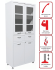 Медицинский шкаф HILFE МД 2 1780 R-1 купить в Иркутске