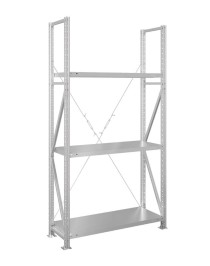 Стеллаж MS U 2500x700x800 3 полки (350 кг, металл)