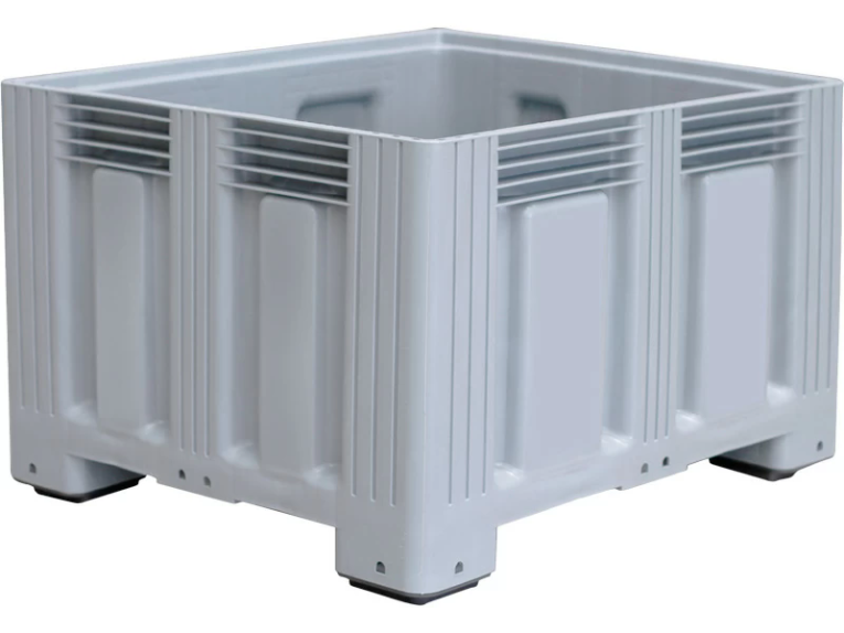 Контейнер 1200х1000х758 сплошной, на ножках серый купить в Иркутске Контейнер 1200х1000х758 сплошной, на ножках серый купить в Иркутске