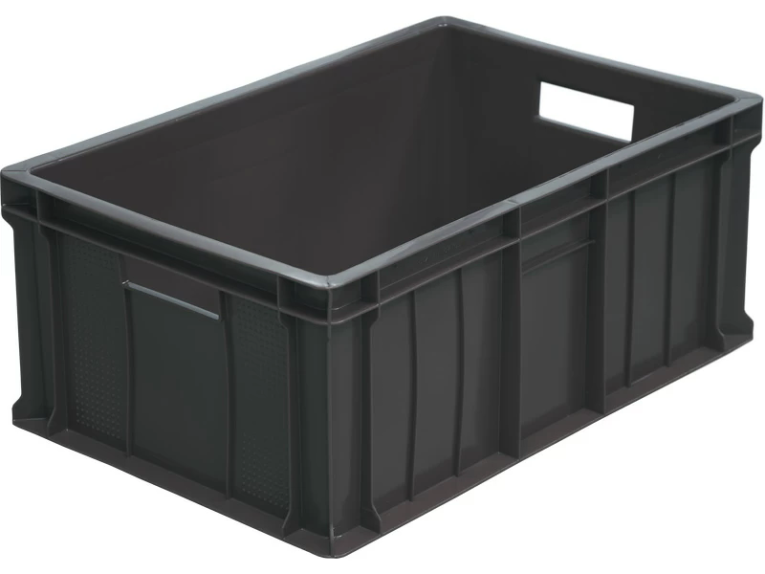 Ящик 600х400х250 сплошной чёрный купить в Иркутске Ящик 600х400х250 сплошной чёрный купить в Иркутске