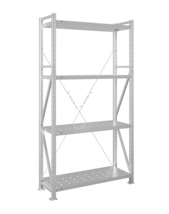 Стеллаж MS U 2000x1000x1000 4 полки (350 кг, перф) купить в Иркутске
