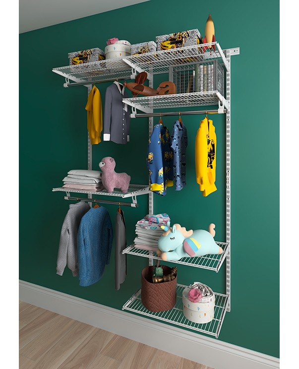 Гардеробная система Практик Home Optima G120 белая купить в Иркутске Гардеробная система Практик Home Optima G120 белая купить в Иркутске