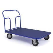 Тележка платформенная ТП 6 (г/п 300 кг, 1200x800 мм, колеса черная резина 125 мм) Тележка платформенная ТП 6 (г/п 300 кг, 1200x800 мм, колеса черная резина 125 мм)