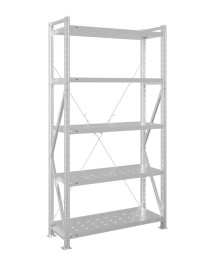 Стеллаж MS U 3000x1000x1000 5 полок (200 кг, перф)
