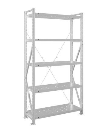 Стеллаж MS U 2500x700x300 5 полок (300 кг, перф) купить в Иркутске