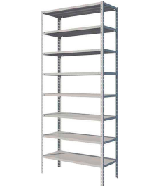 Стеллаж MS Standart 2200х1000х500 8 полок Стеллаж MS Standart 2200х1000х500 8 полок