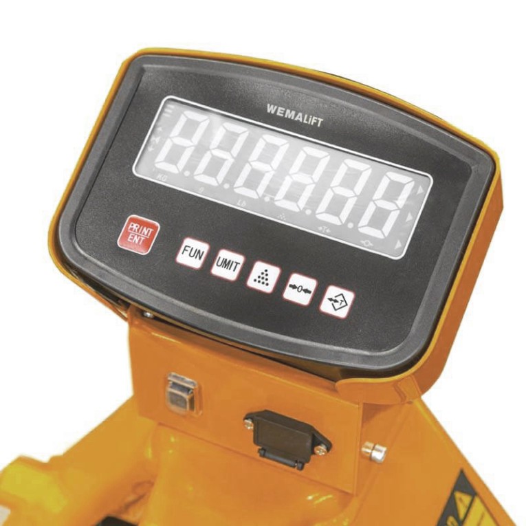 Гидравлическая рохля с весами BFC (2000 кг; 1150х570 мм; RDP) WEMALIFT купить в Иркутске