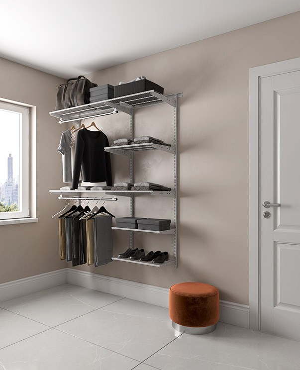 Гардеробная система Практик Home Optima G150 графит купить в Иркутске Гардеробная система Практик Home Optima G150 графит купить в Иркутске