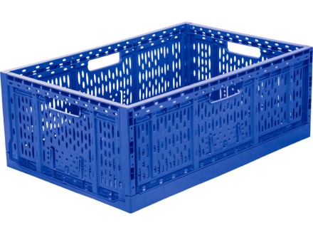 Ящик 600х400х220 цв. синий купить в Иркутске