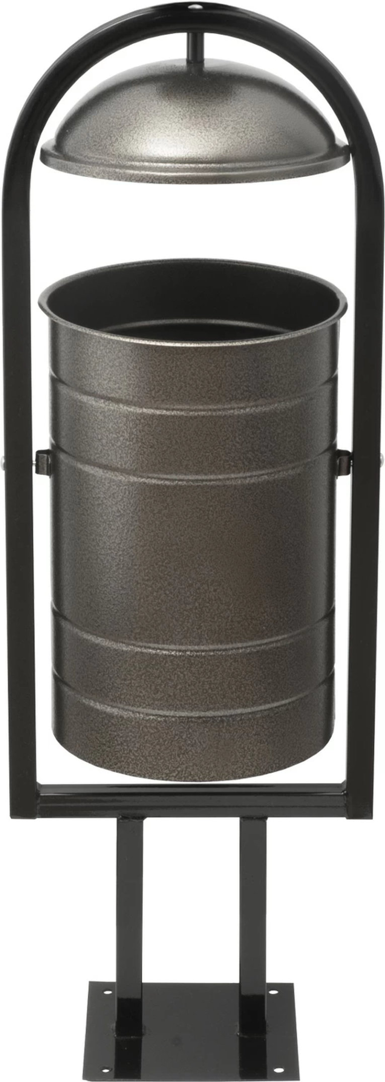 Урна уличная 330х280х980 серебряная купить в Иркутске