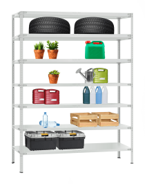 Стеллаж металлический Титан МС-900 2000x1000x500 7 полок Стеллаж металлический Титан МС-900 2000x1000x500 7 полок