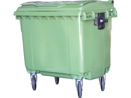Мусорный контейнер 660л. зелёный купить в Иркутске