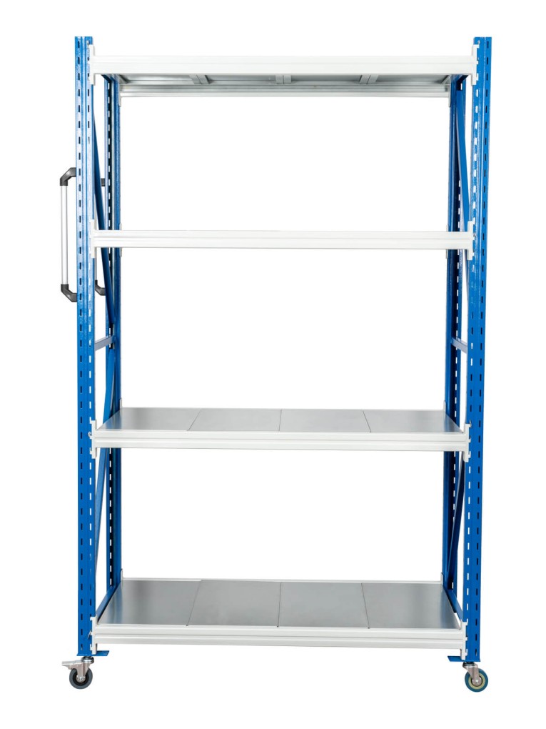 Стеллаж мобильный БиКом СТ-4 250x90x100 4 полки купить в Иркутске
