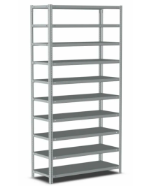Стеллаж металлический Титан МС-500 1000х1000х500 10 полок