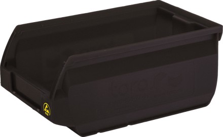 Ящик Sanremo 170х105х75 PP, черный антистатичный купить в Иркутске