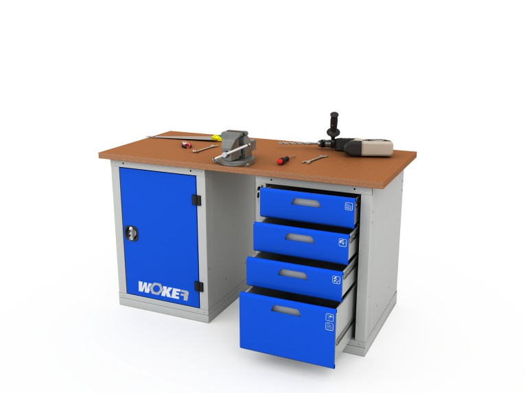 Верстак двухтумбовый WOKER PRO 2104.1200 купить в Иркутске