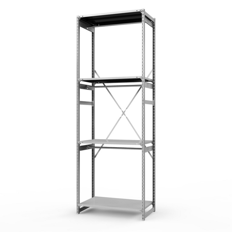 Стеллаж металлический ТСУ Универсал, 3000х1060х500 мм.Штанги: 3шт. Полки: металл 4 шт. купить в Иркутске