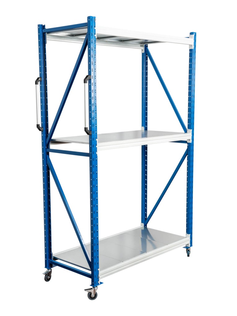 Стеллаж мобильный БиКом СТ-4 200x180x70 3 полки купить в Иркутске