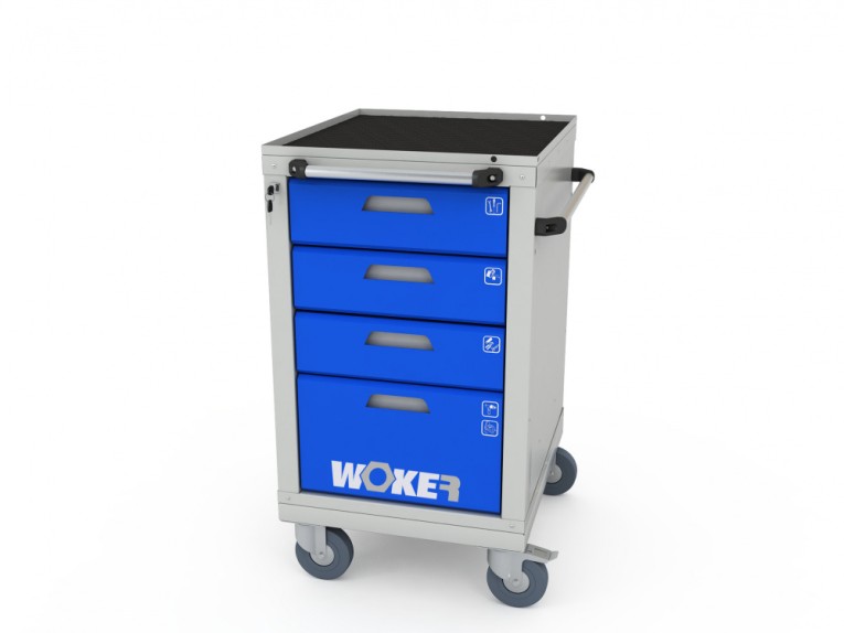 Тумба для инструментов мобильная WOKER PRO 04 M купить в Иркутске Тумба для инструментов мобильная WOKER PRO 04 M купить в Иркутске