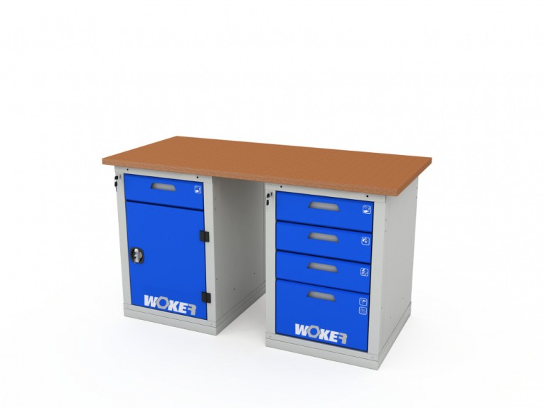 Верстак двухтумбовый WOKER PRO 2204.1500 купить в Иркутске