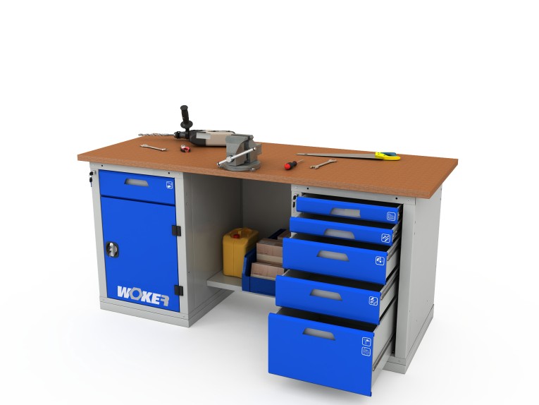 Верстак двухтумбовый WOKER PRO 2205.1800 купить в Иркутске Верстак двухтумбовый WOKER PRO 2205.1800 купить в Иркутске