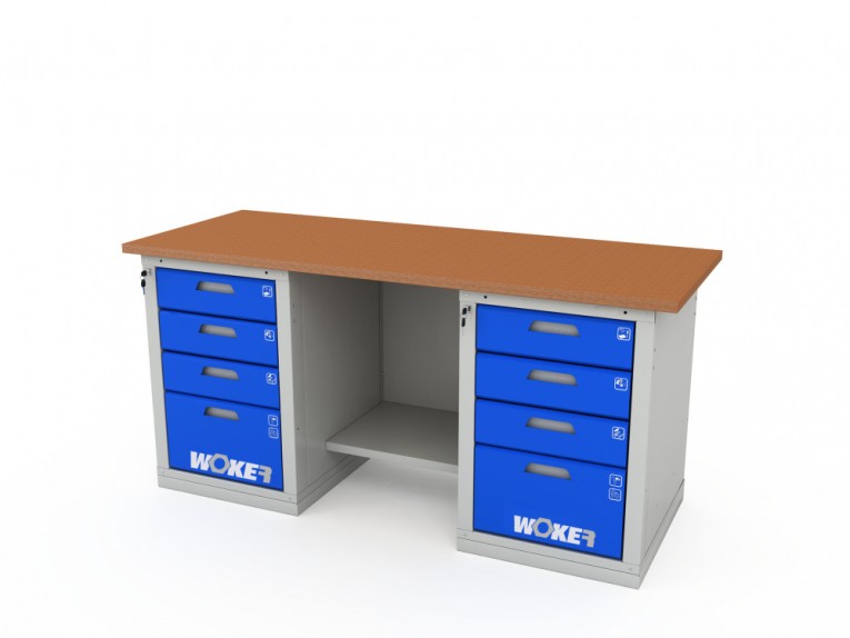Верстак двухтумбовый WOKER PRO 2404.1800 купить в Иркутске