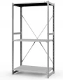Стеллаж ТСУ 3000x1000x400 3 полки (300 кг, перф) Стеллаж ТСУ 3000x1000x400 3 полки (300 кг, перф)