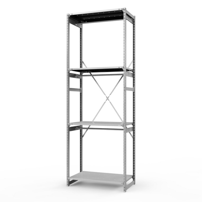 Стеллаж металлический ТСУ Универсал, 3000х1060х600 мм.Штанги: 3шт. Полки: металл усил. перф. 4 шт. купить в Иркутске Стеллаж металлический ТСУ Универсал, 3000х1060х600 мм.Штанги: 3шт. Полки: металл усил. перф. 4 шт. купить в Иркутске